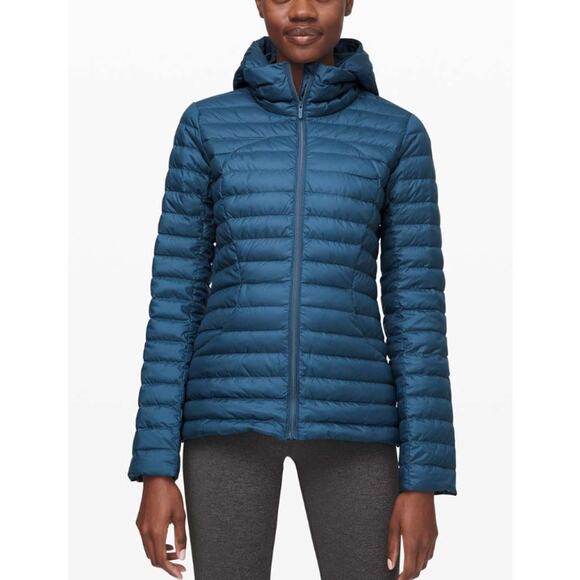 Lululemon NWT Pack It Down Puffer Jacket Code Blue 700 Fill Goose Down Women's 0 - Picture 1 of 16